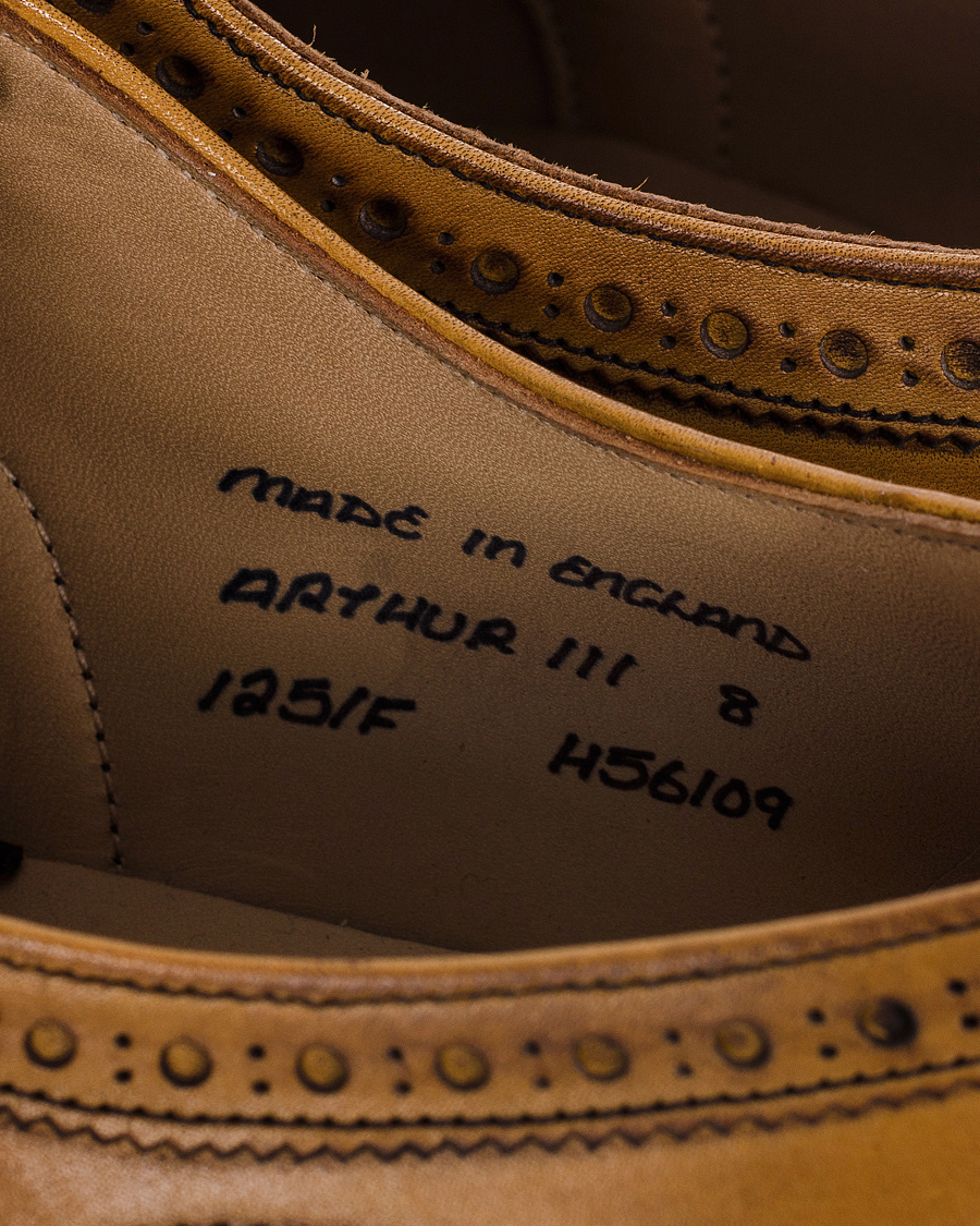 Herre | Cheaney Arthur III Brogue Chestnut Calf | Cheaney | Arthur III Brogue Chestnut Calf