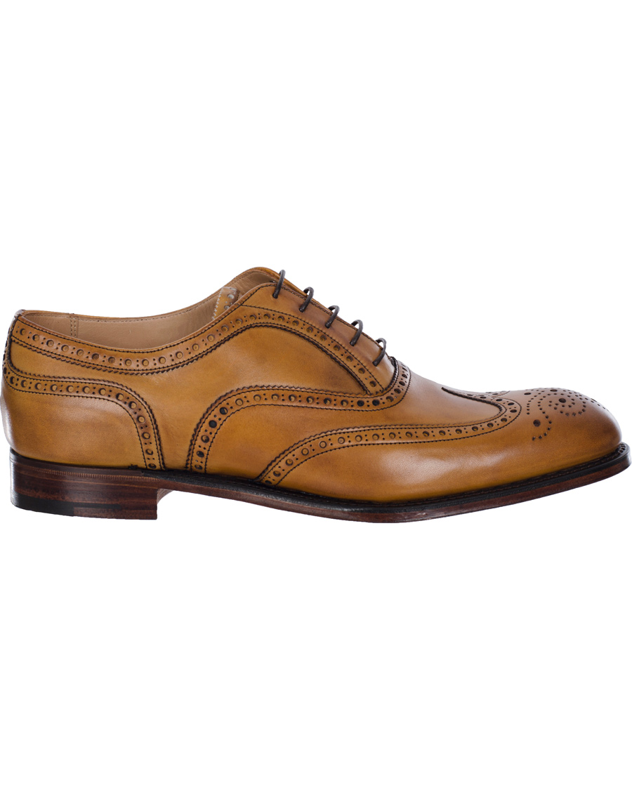 Herre | Cheaney Arthur III Brogue Chestnut Calf | Cheaney | Arthur III Brogue Chestnut Calf