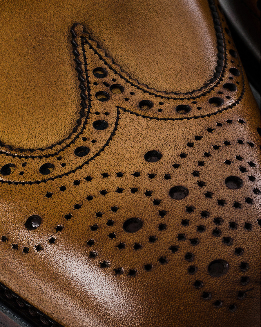 Herre | Cheaney Arthur III Brogue Chestnut Calf | Cheaney | Arthur III Brogue Chestnut Calf