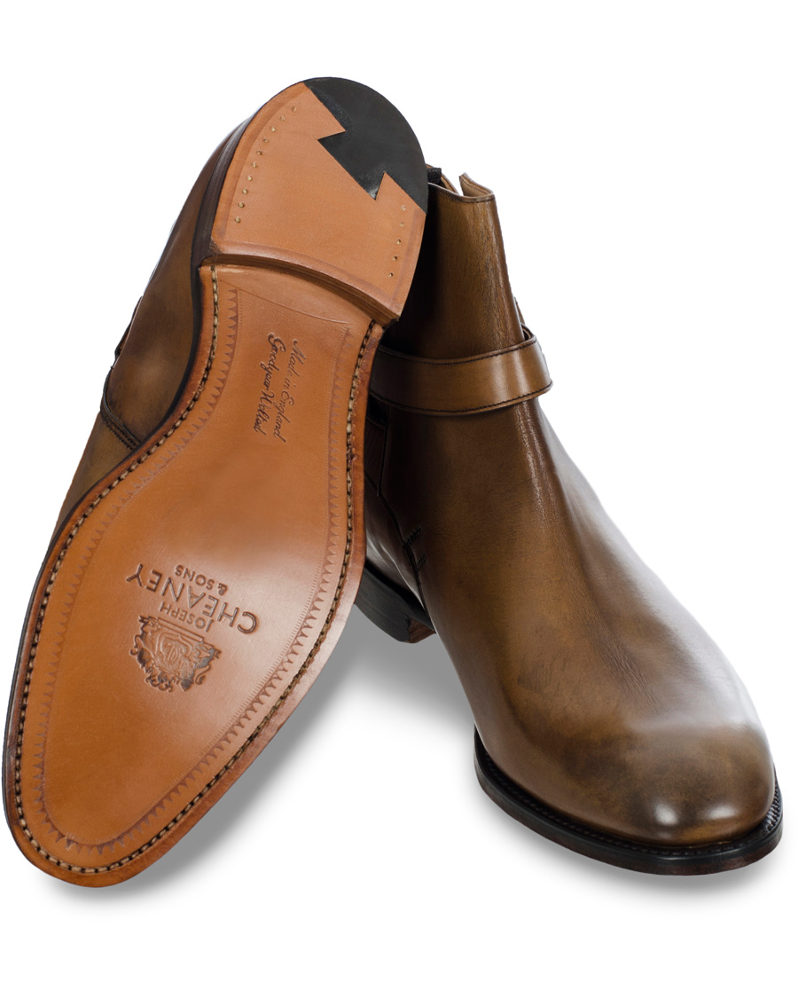 Herre | Cheaney Harold Jodhpur Hand Burnished Mahogany Calf | Cheaney | Harold Jodhpur Hand Burnished Mahogany Calf