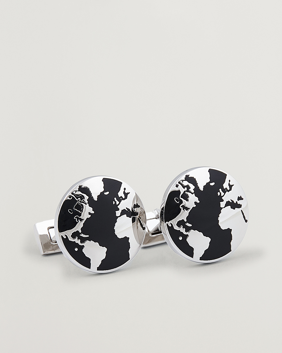 Herre | Mansjettknapper | Skultuna | Cuff Links World Traveler Black