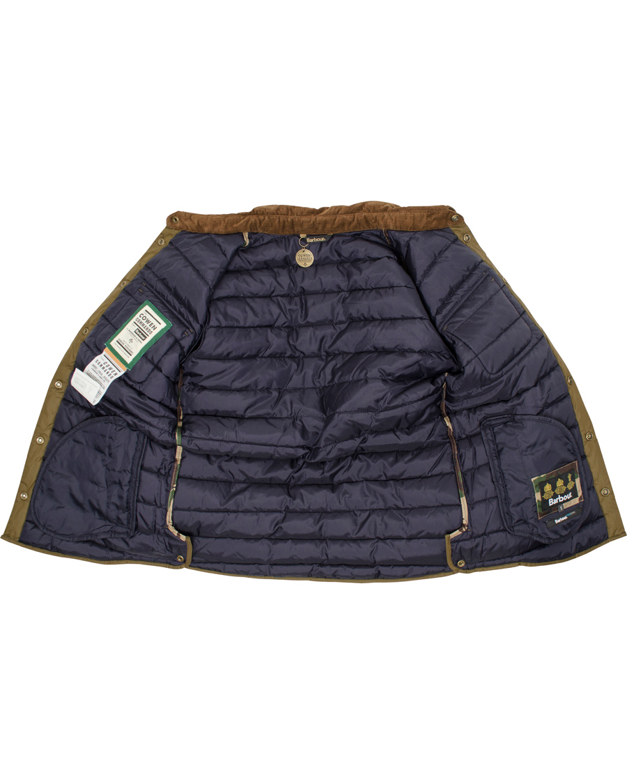 Herre | Jakker | Barbour Heritage | Millers Quilt Cowen Commando Jacket Sand