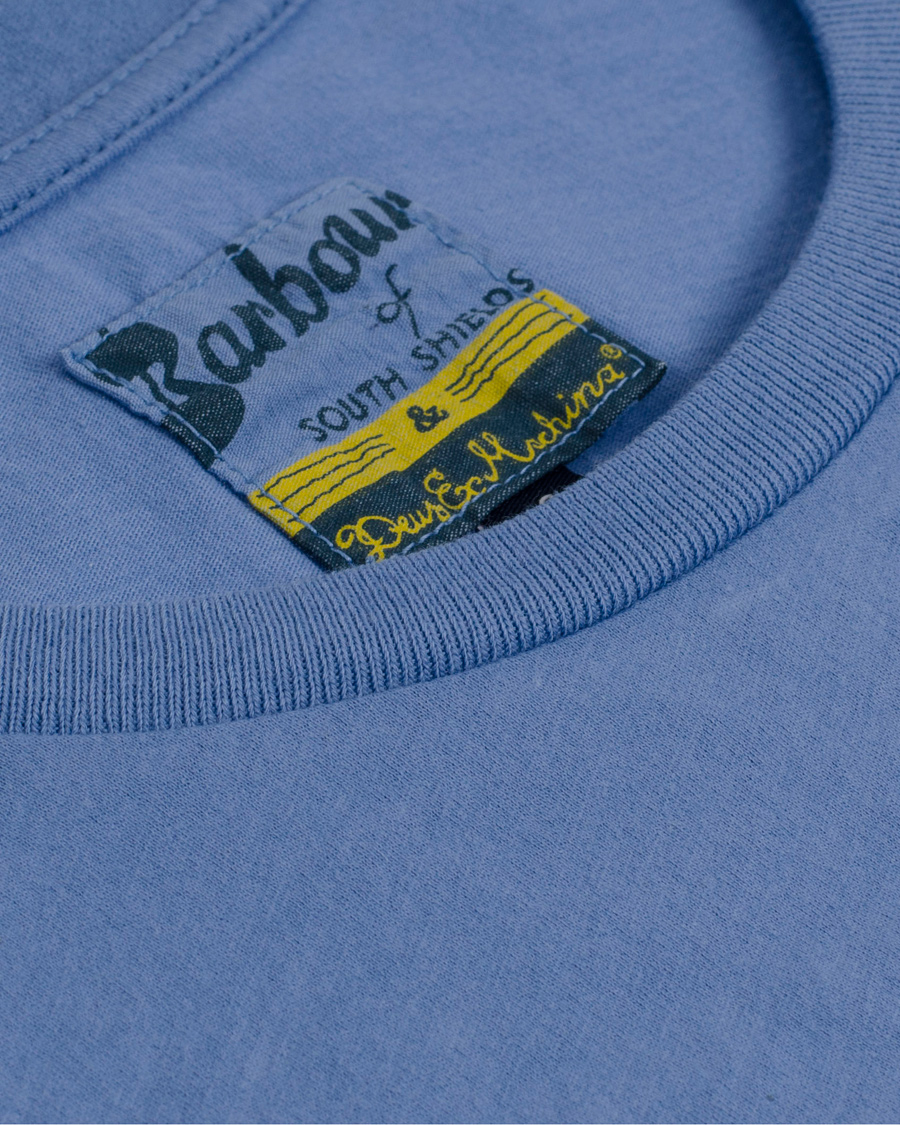 Herre | T-Shirts | Barbour International | Weekend Deus Ex Machina Tee Blue