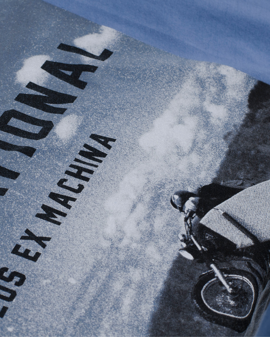 Herre | T-Shirts | Barbour International | Weekend Deus Ex Machina Tee Blue