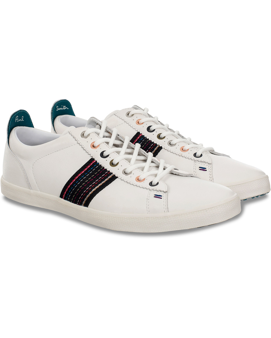 Herre | Paul Smith Shoe Osmo Sneaker White Mono Lux | Paul Smith Shoe | Osmo Sneaker White Mono Lux