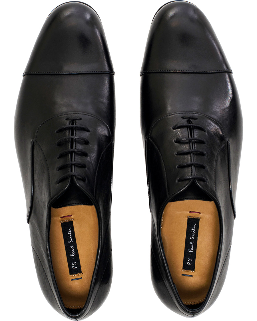 Herre | Paul Smith Shoe Eduardo Oxford Dip Dyed Black | Paul Smith Shoe | Eduardo Oxford Dip Dyed Black