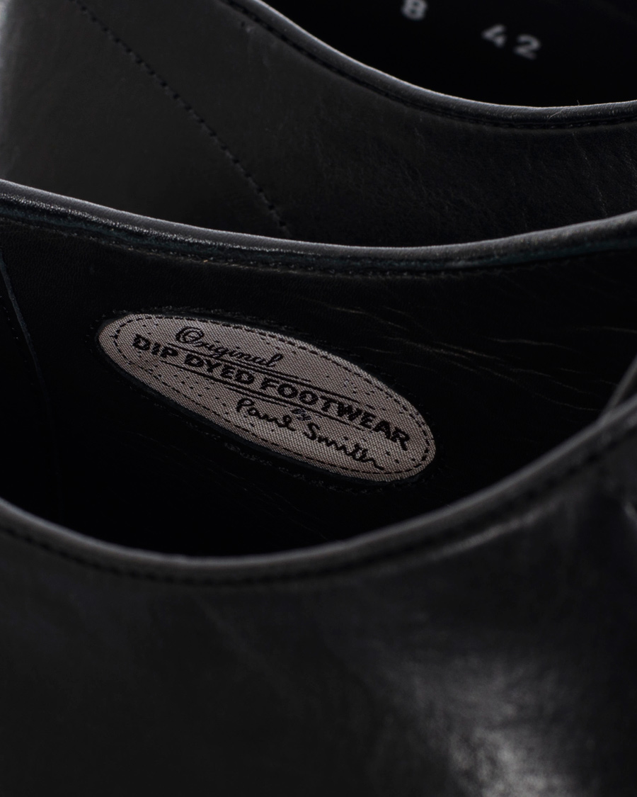 Herre | Paul Smith Shoe Eduardo Oxford Dip Dyed Black | Paul Smith Shoe | Eduardo Oxford Dip Dyed Black