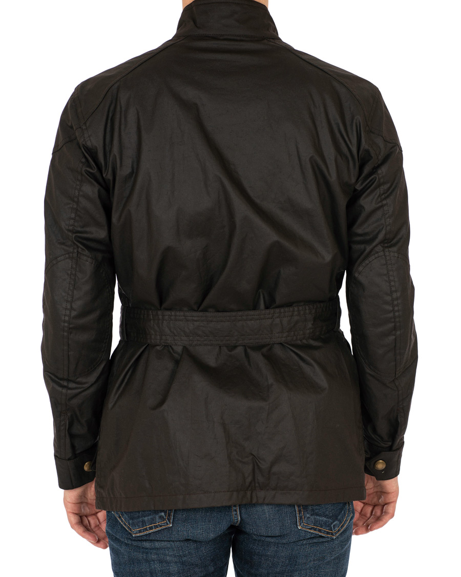 Herre | Jakker | Belstaff | Roadmaster Belted Jacket Mahogany Brown