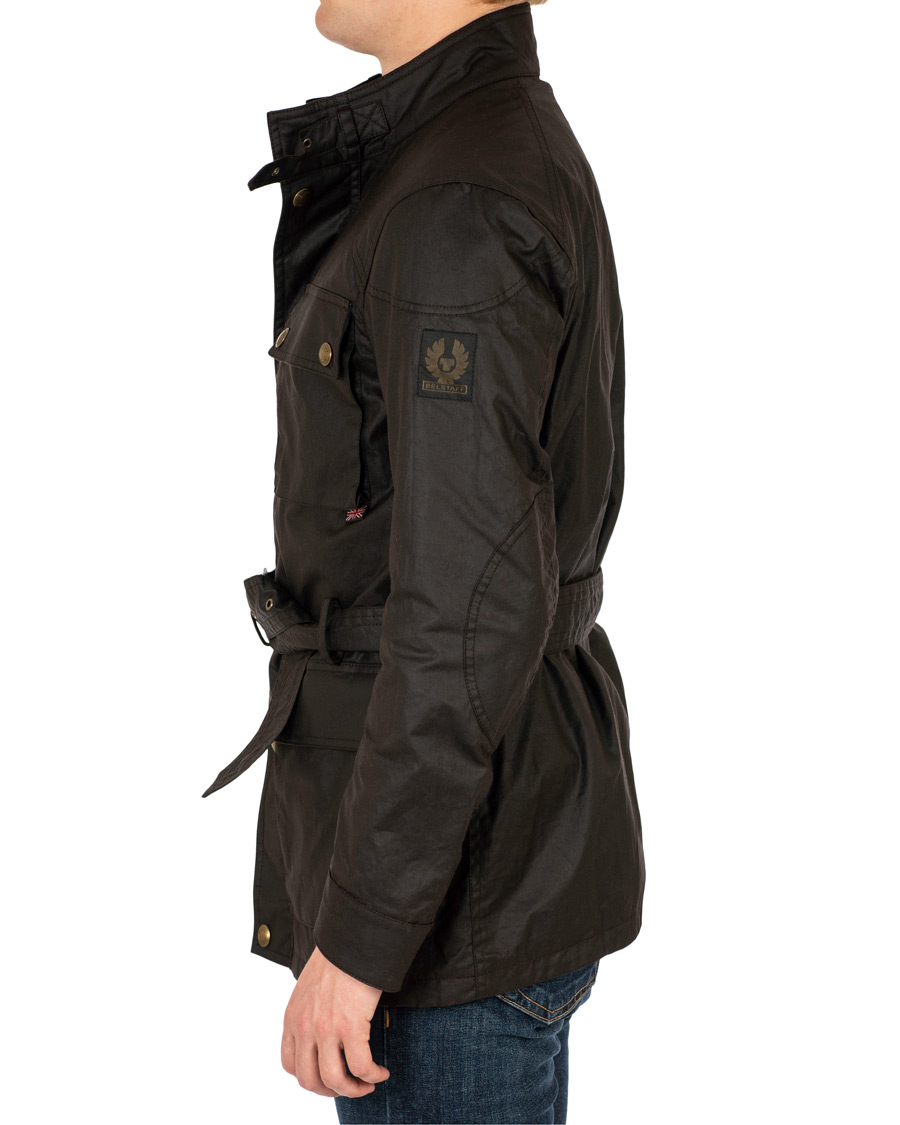 Herre | Jakker | Belstaff | Roadmaster Belted Jacket Mahogany Brown