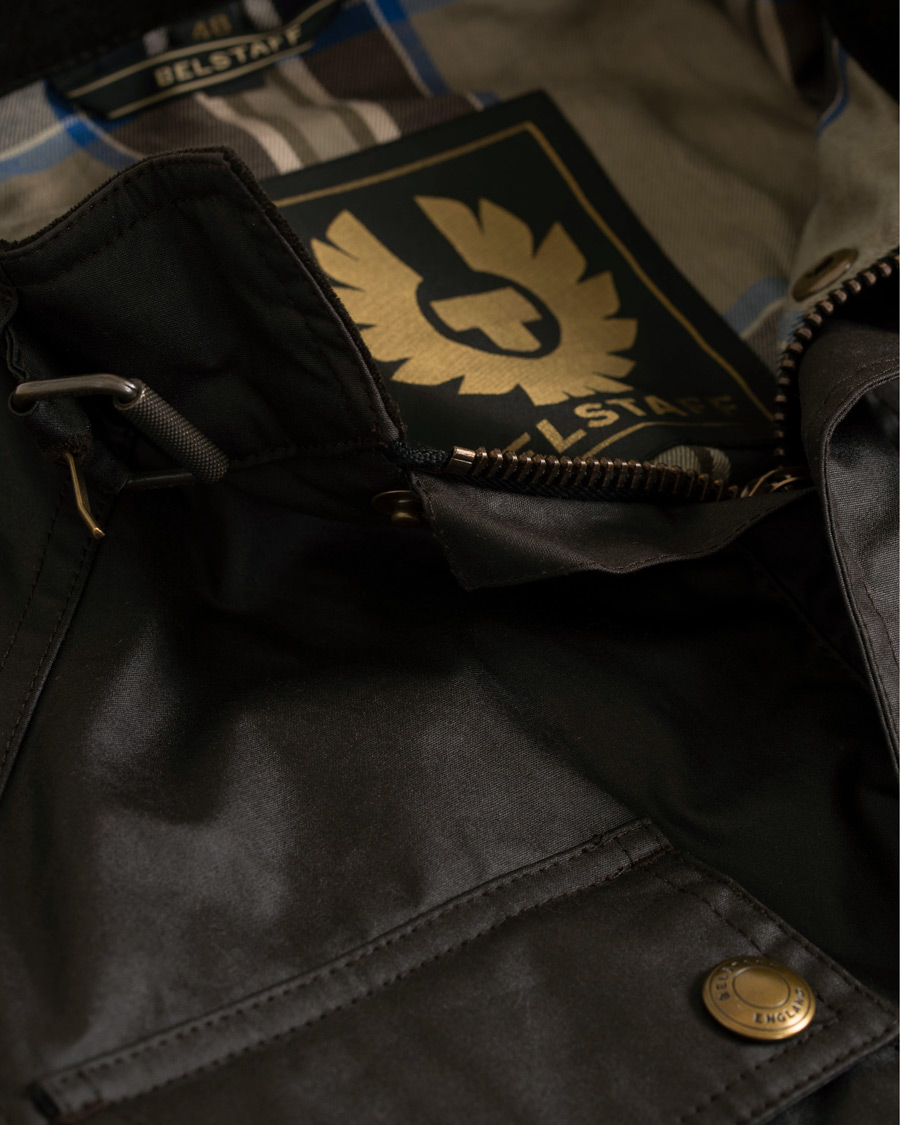 Herre | Jakker | Belstaff | Roadmaster Belted Jacket Mahogany Brown
