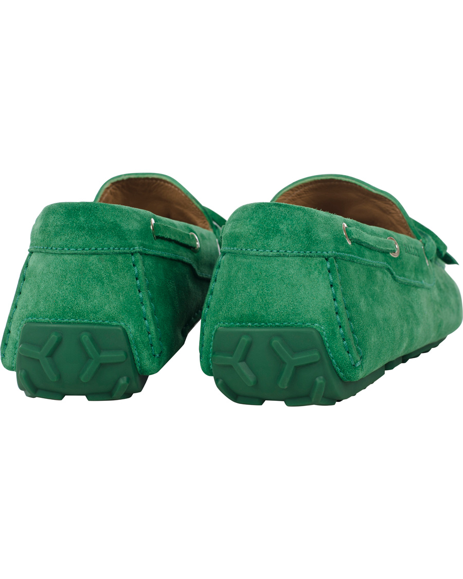 Herre | BALLY Dramer Suede Car Shoe Grass Green | Bally | Dramer Suede Car Shoe Grass Green