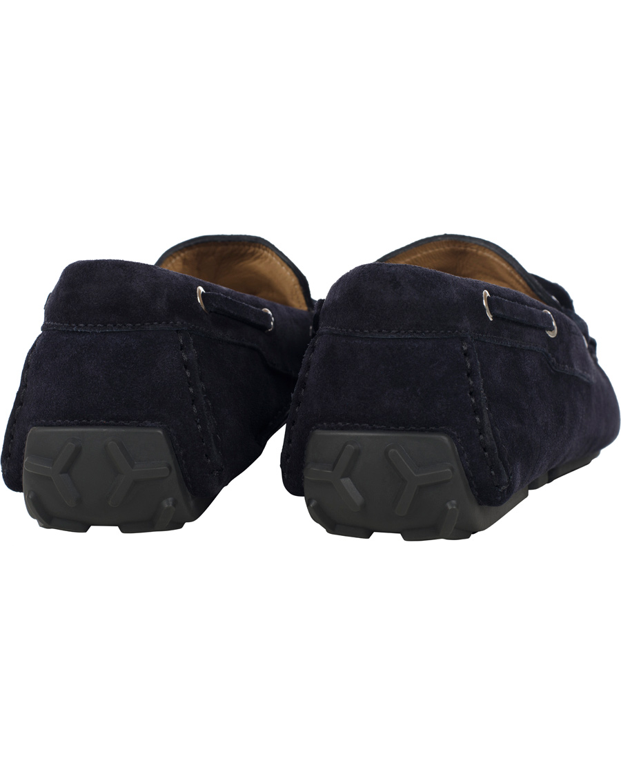 Herre | BALLY Dramer Suede Car Shoe Blue Navy | Bally | Dramer Suede Car Shoe Blue Navy