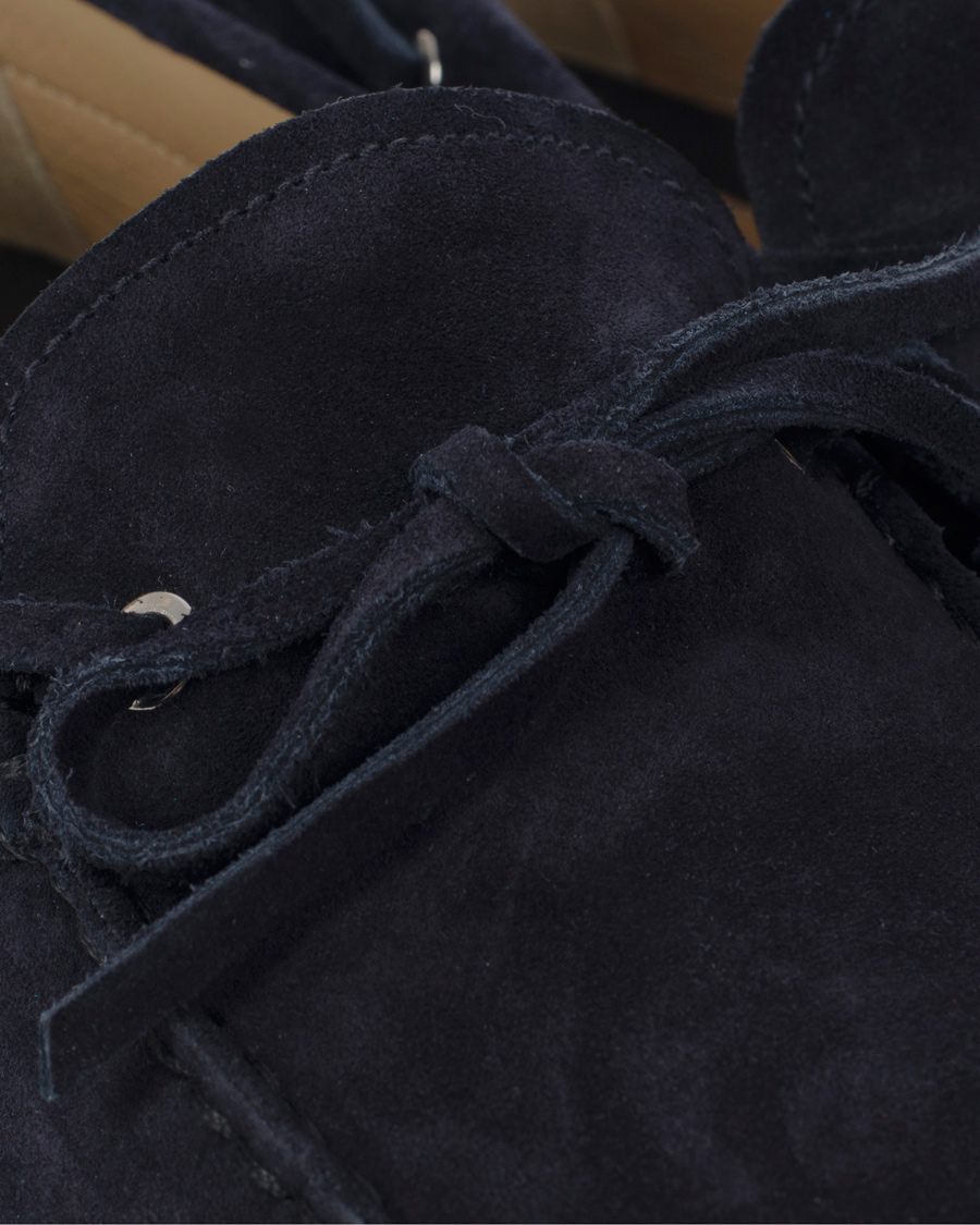 Herre | BALLY Dramer Suede Car Shoe Blue Navy | Bally | Dramer Suede Car Shoe Blue Navy