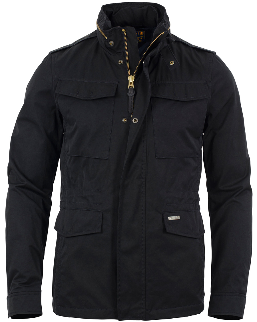 Herre | Jakker | Woolrich | Premium Twill Field Jacket Classic Navy