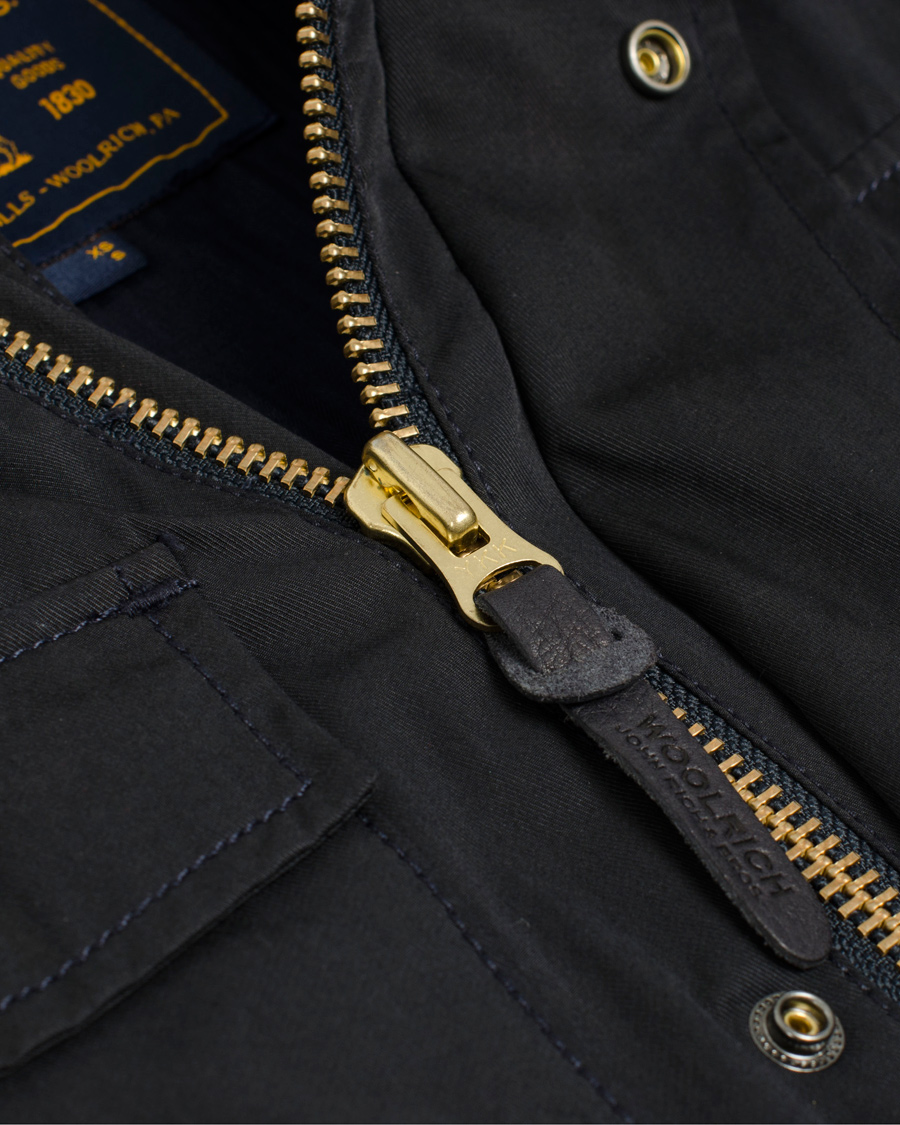 Herre | Jakker | Woolrich | Premium Twill Field Jacket Classic Navy