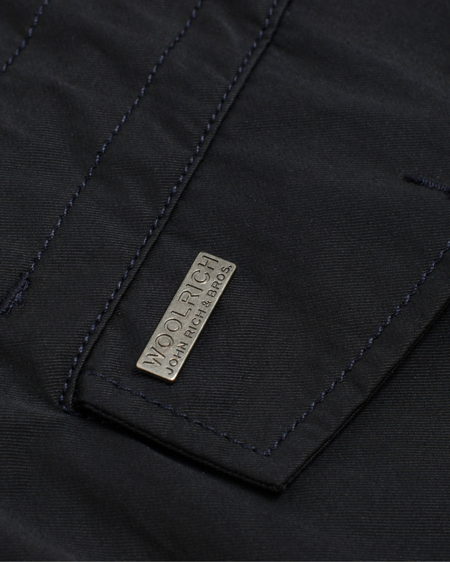 Herre | Jakker | Woolrich | Premium Twill Field Jacket Classic Navy