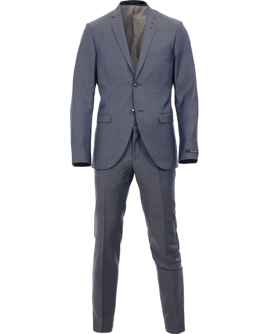 Herre | Dresser | Tiger of Sweden | Jil Suit 100% Wool Steel Blue