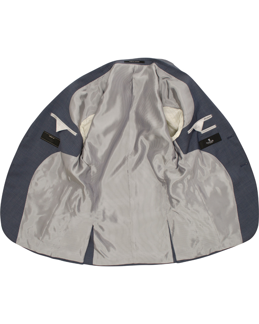 Herre | Dresser | Tiger of Sweden | Jil Suit 100% Wool Steel Blue