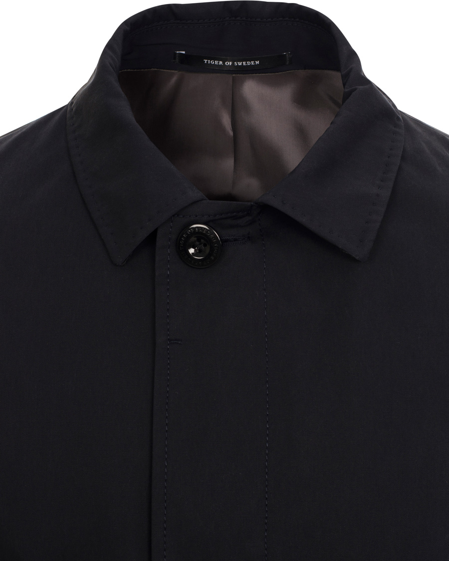 Herre | Jakker | Tiger of Sweden | Bruiser 7 Car Coat Marine