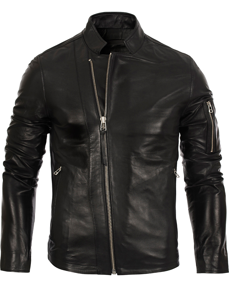 Herre | Jakker | Tiger of Sweden Jeans | Rikki Leather Jacket Black
