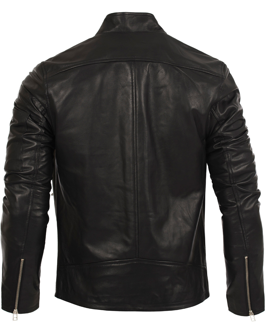 Herre | Jakker | Tiger of Sweden Jeans | Rikki Leather Jacket Black