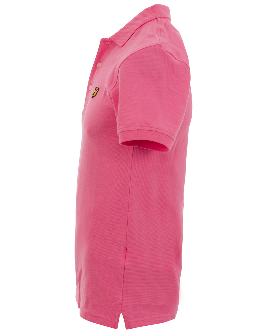 Herre | Pikéer | Lyle & Scott | Plain Pique Polo Shirt Hot Pink