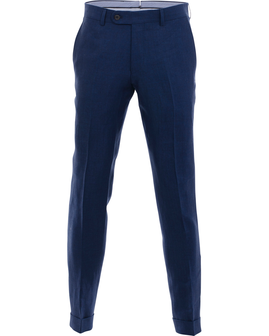 Herre | Dresser | Morris Heritage | Frank Herringbone Linen Suit Old Blue