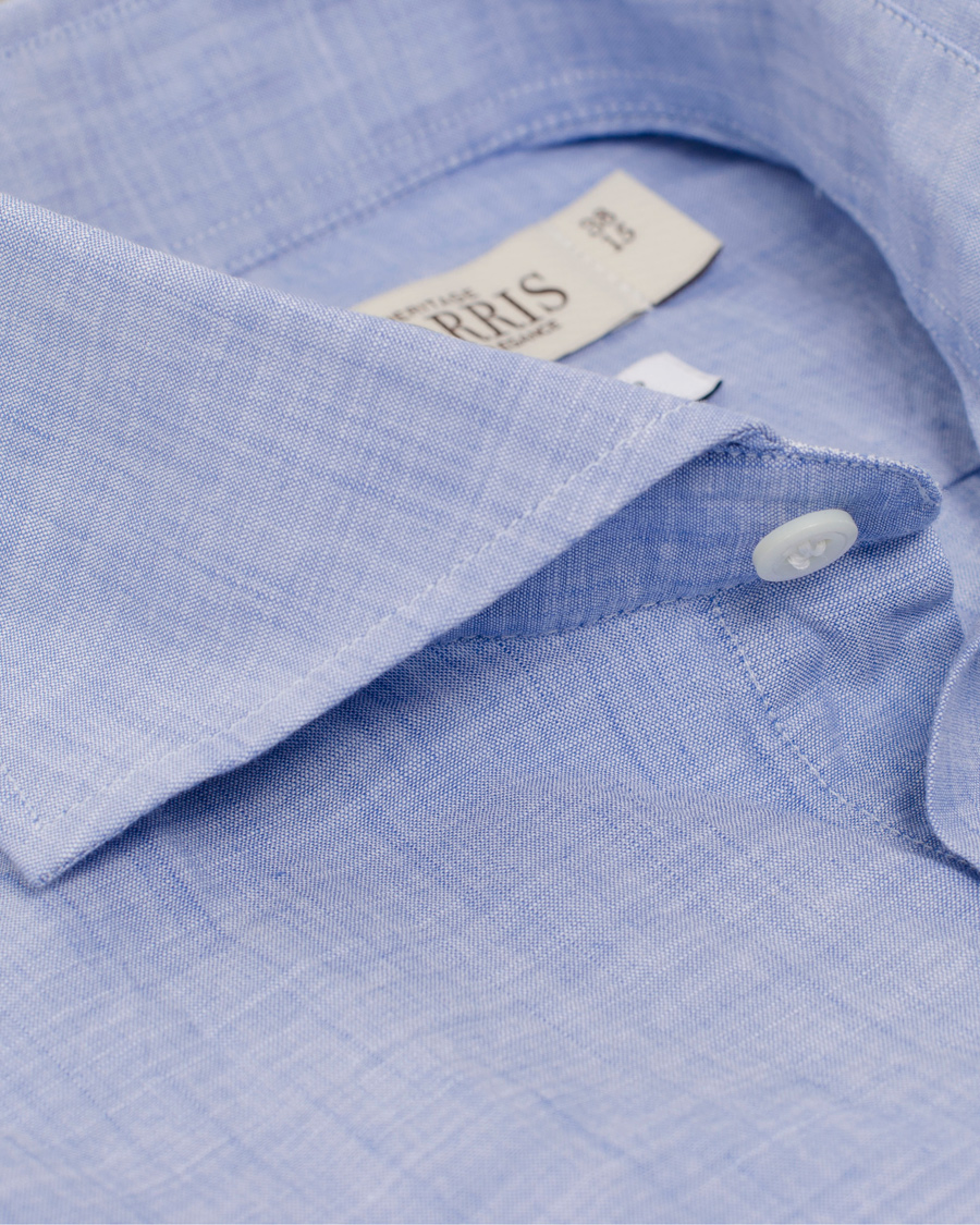 Herre | Skjorter | Morris Heritage | Bond Cut Away Shirt Blue