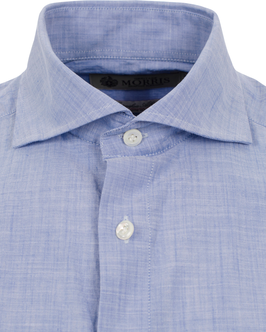 Herre | Skjorter | Morris Heritage | Bond Cut Away Shirt Blue
