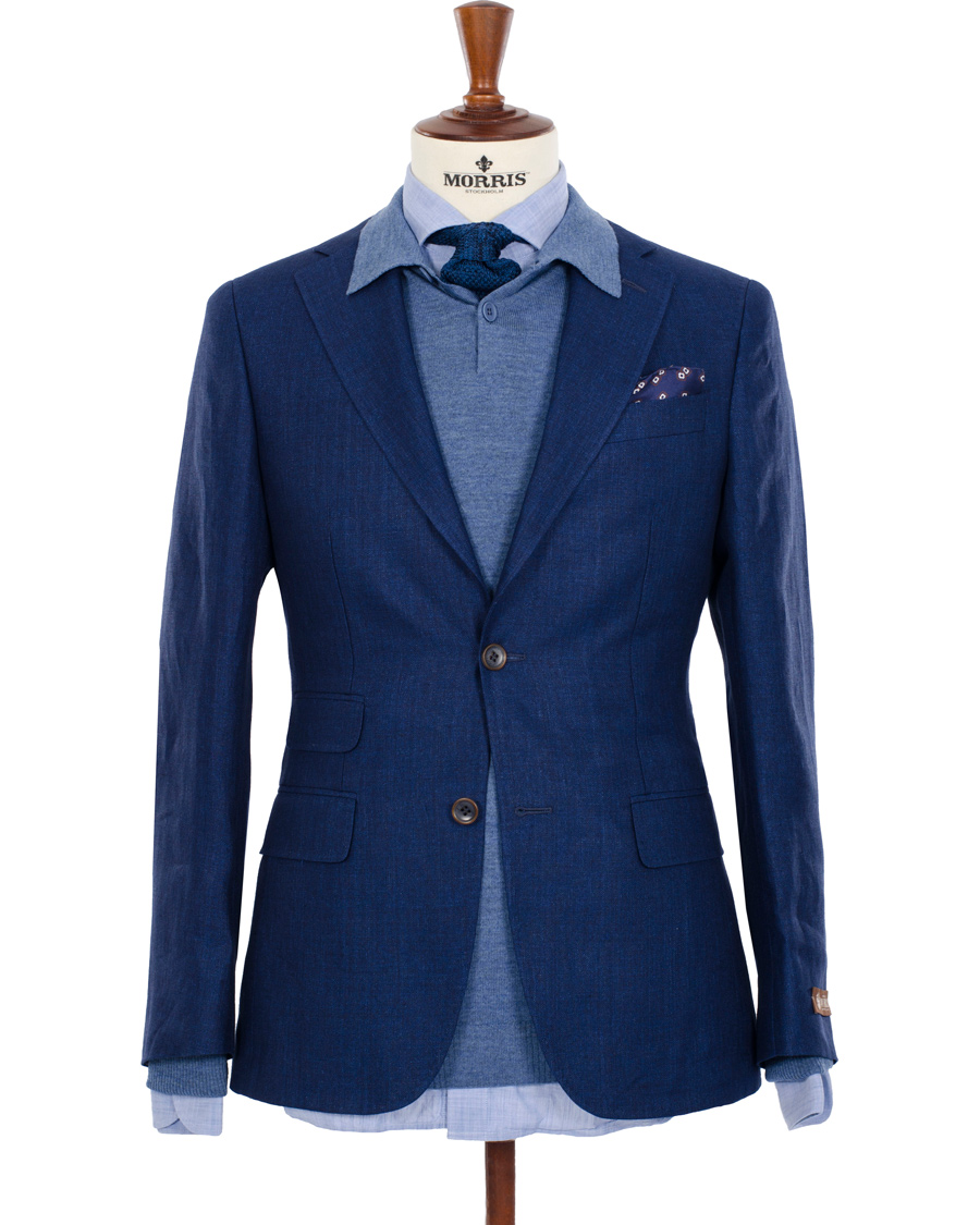 Herre | Skjorter | Morris Heritage | Bond Cut Away Shirt Blue