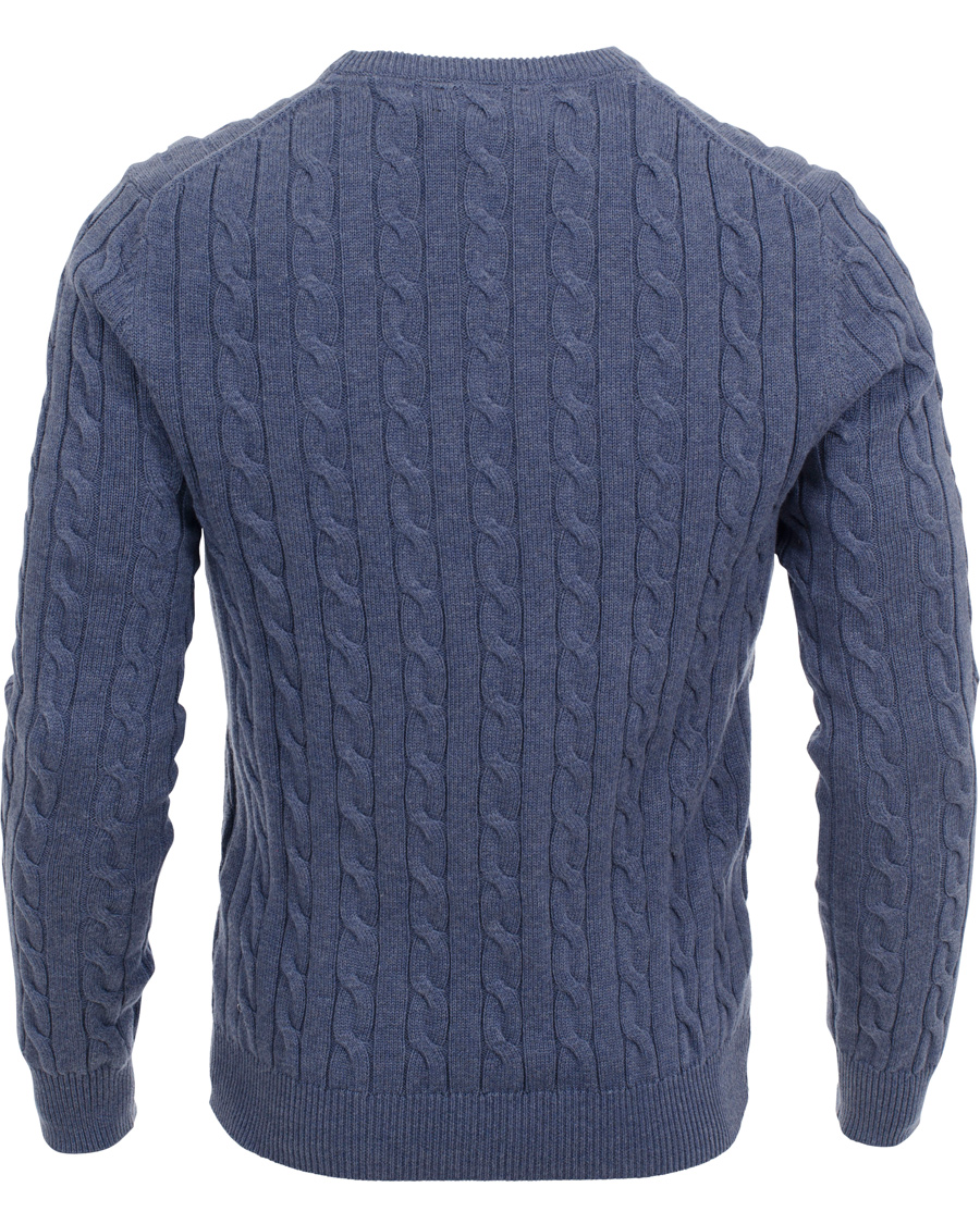 Herre | Gensere | Morris | Pima Cotton Cable Blue