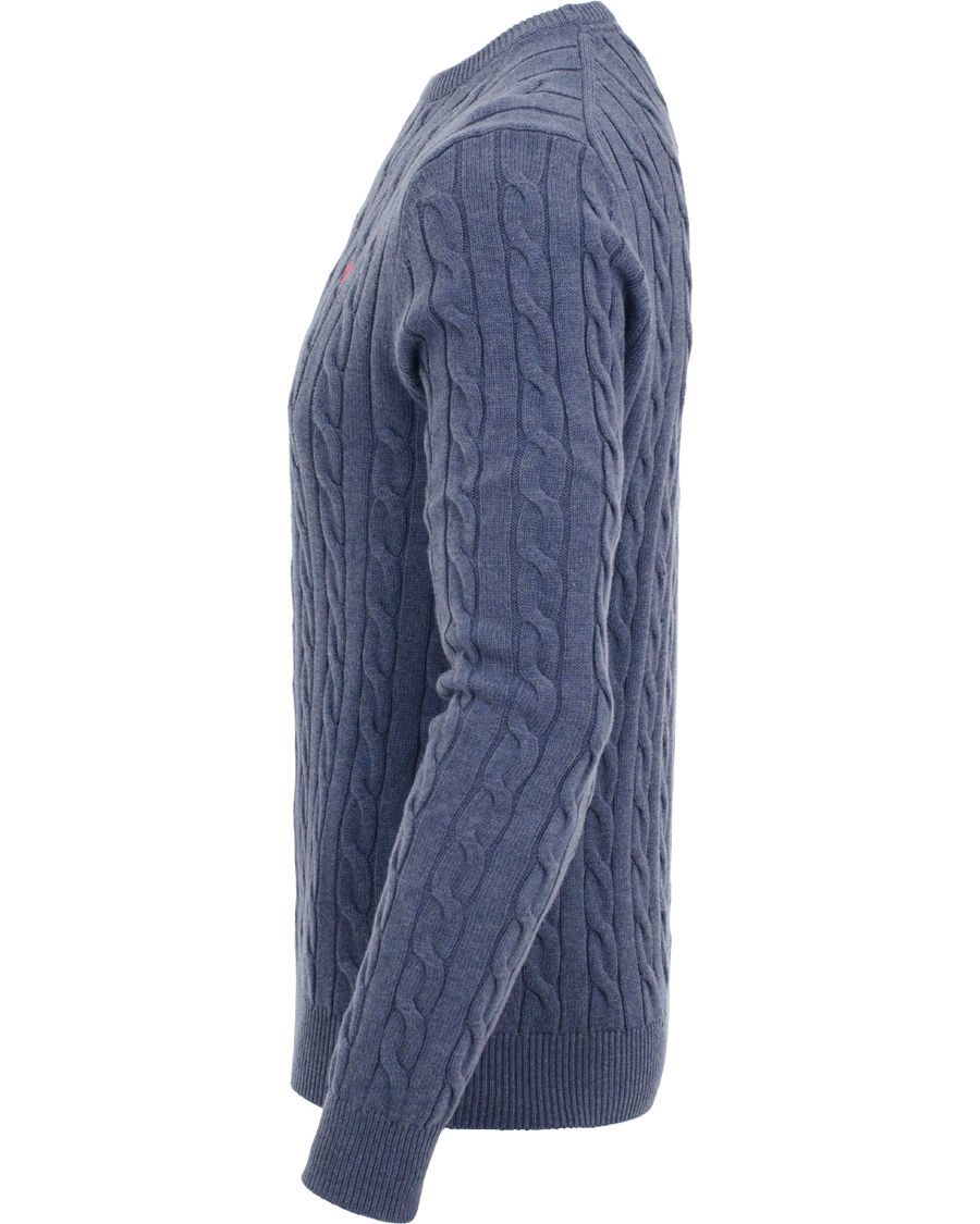 Herre | Gensere | Morris | Pima Cotton Cable Blue