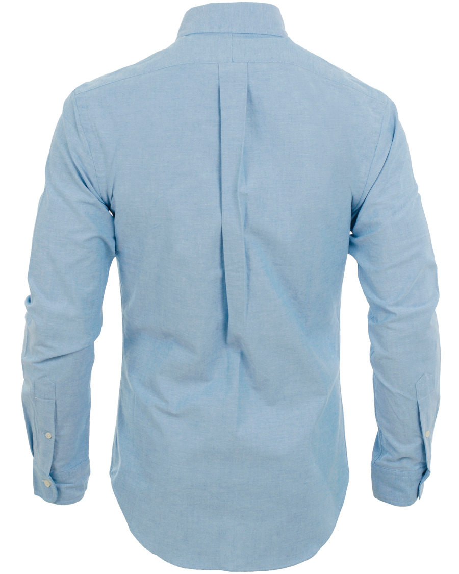 Herre | Skjorter | Polo Ralph Lauren | Slim Fit Oxford Shirt Optic Blue