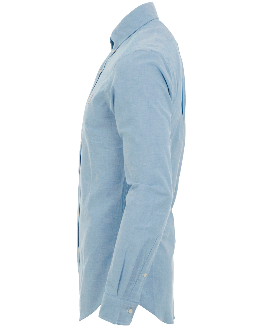 Herre | Skjorter | Polo Ralph Lauren | Slim Fit Oxford Shirt Optic Blue