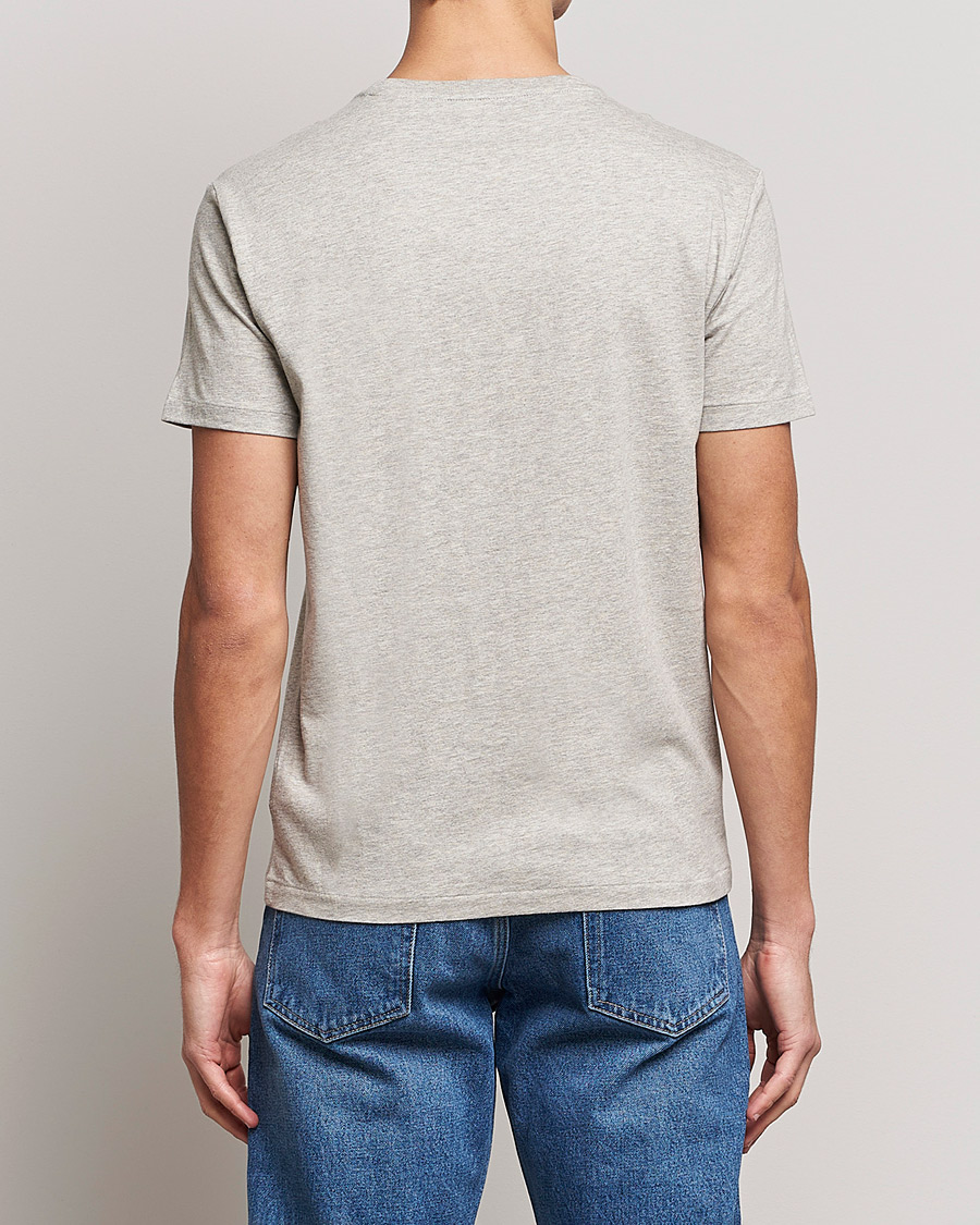 Herre | T-Shirts | Polo Ralph Lauren | Custom Slim Fit Tee New Grey Heather