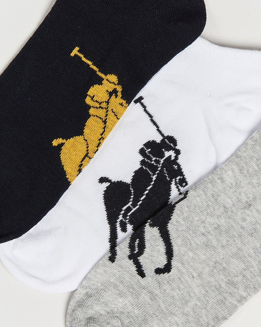 Herr |  | Polo Ralph Lauren | 3-Pack Sneaker Sock Grey/White/Black