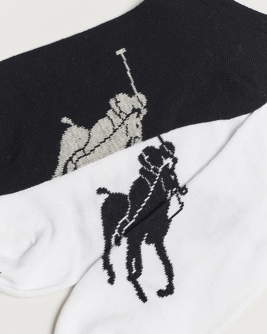 Herre | Undertøy | Polo Ralph Lauren | 3-Pack Sneaker Socks White/Black/White