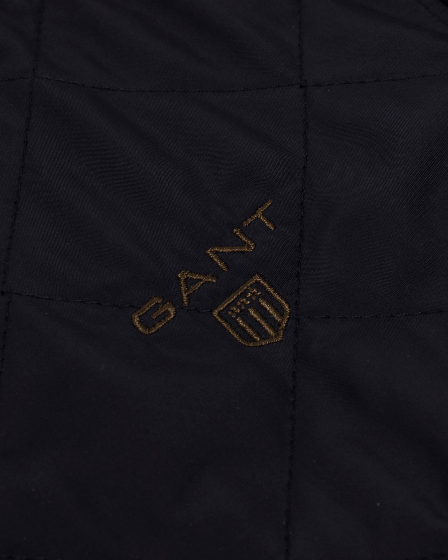 Herre | Jakker | GANT | The Central Park Quilted Jacket Air Force Blue