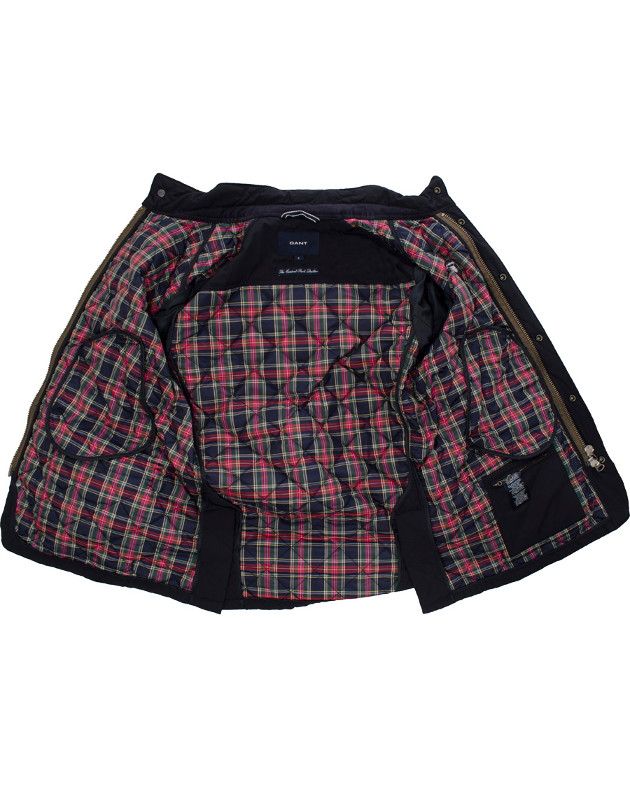 Herre | Jakker | GANT | The Central Park Quilted Jacket Air Force Blue