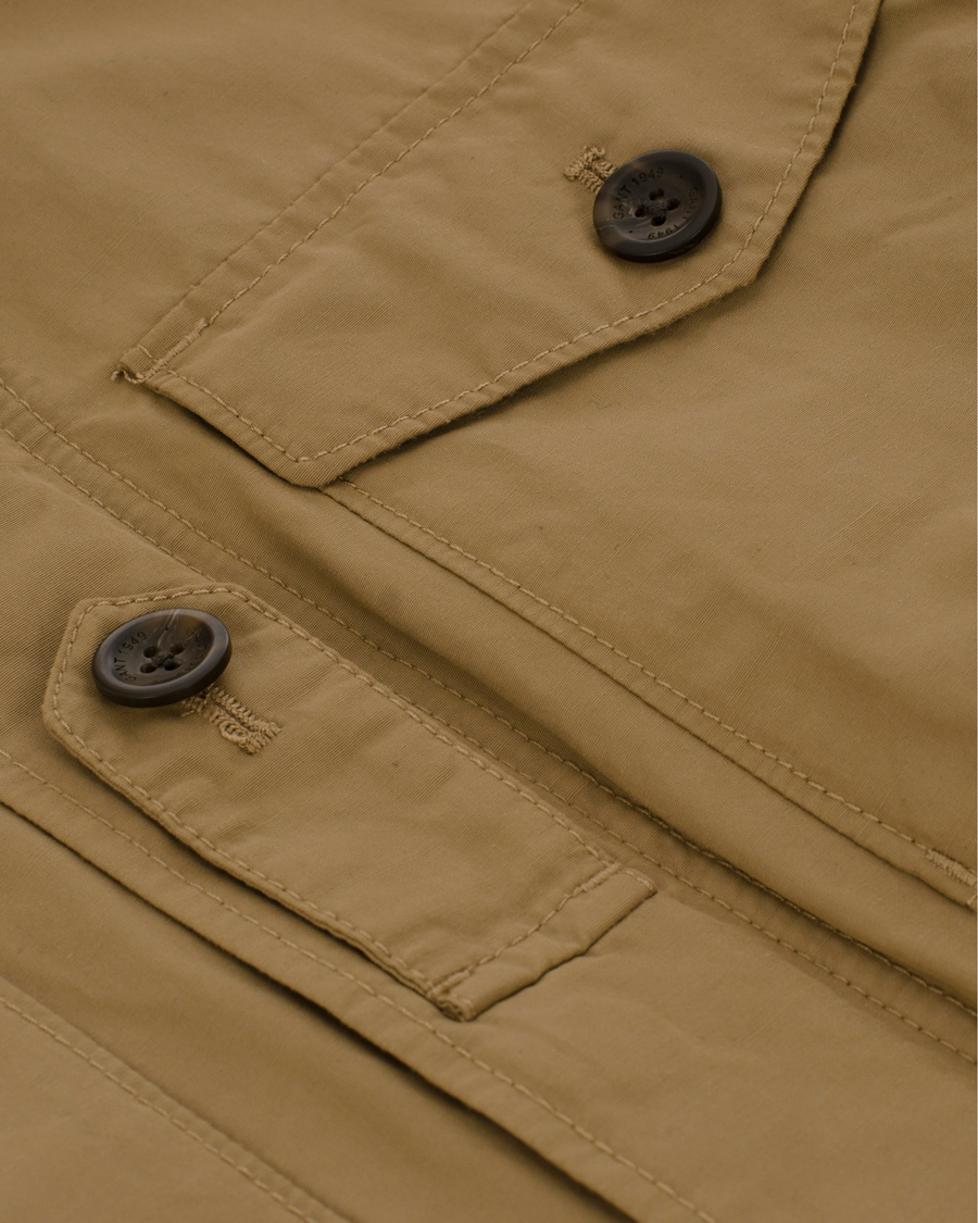 Herre | Jakker | GANT | The Trooper Jacket Safari Khaki