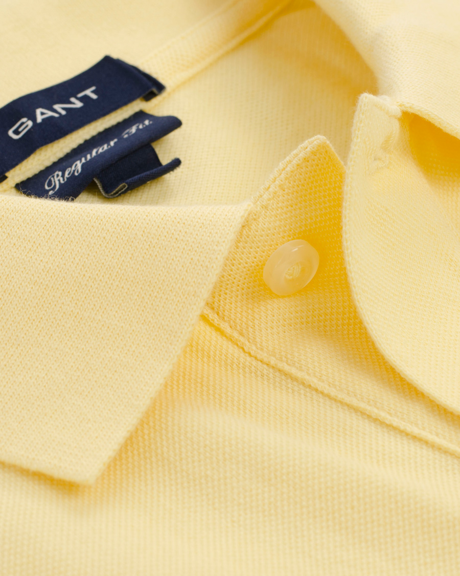 Herre | Pikéer | GANT | Solid Pique Lemon