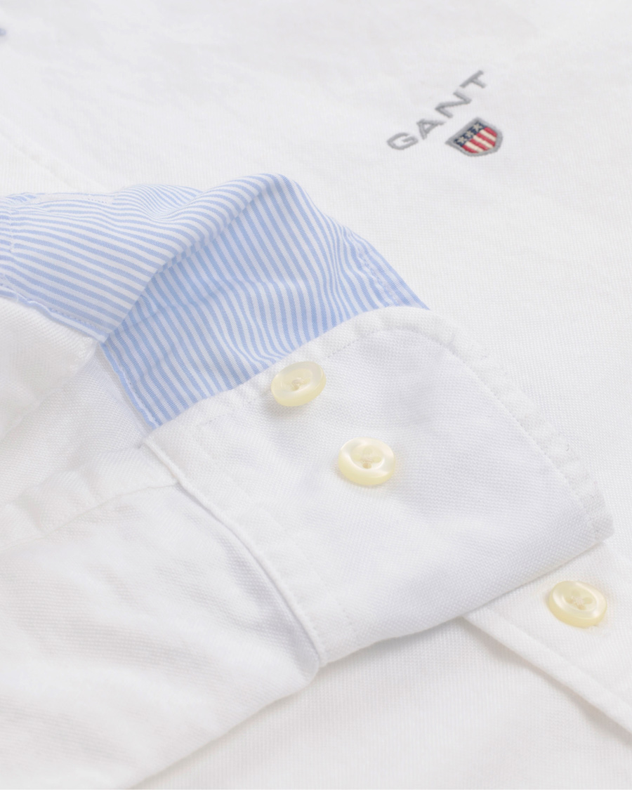 Herre | Skjorter | GANT | The Perfect Oxford Shirt Fitted Body White