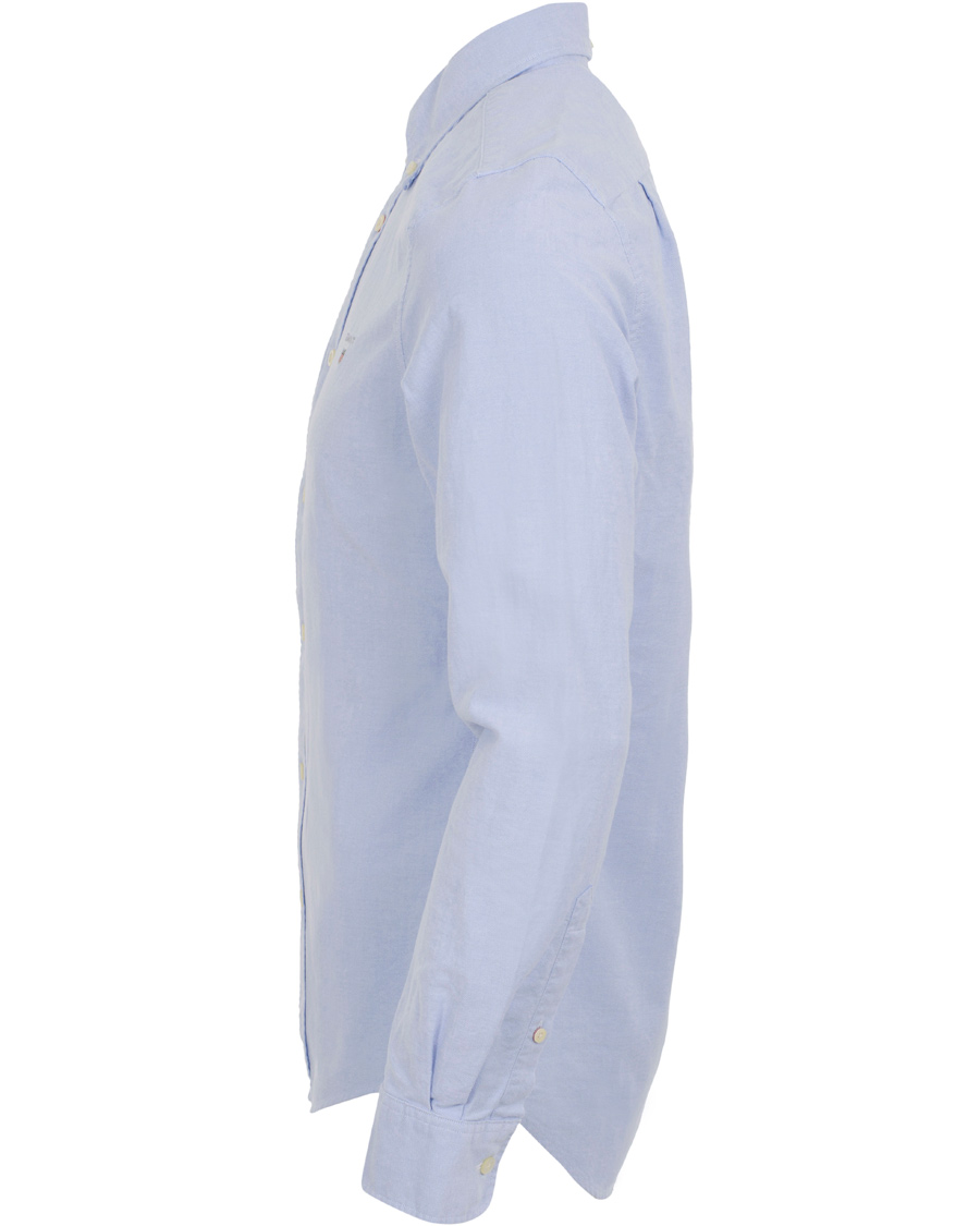 Herre | Skjorter | GANT | The Perfect Oxford Shirt Fitted Body Capri Blue