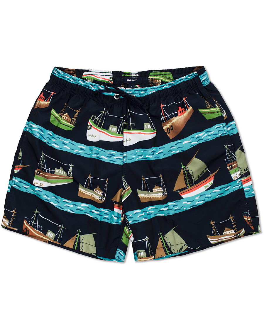 Herre | Badeshorts | GANT | Vintage Sailrace Swim Boxer Classic Blue