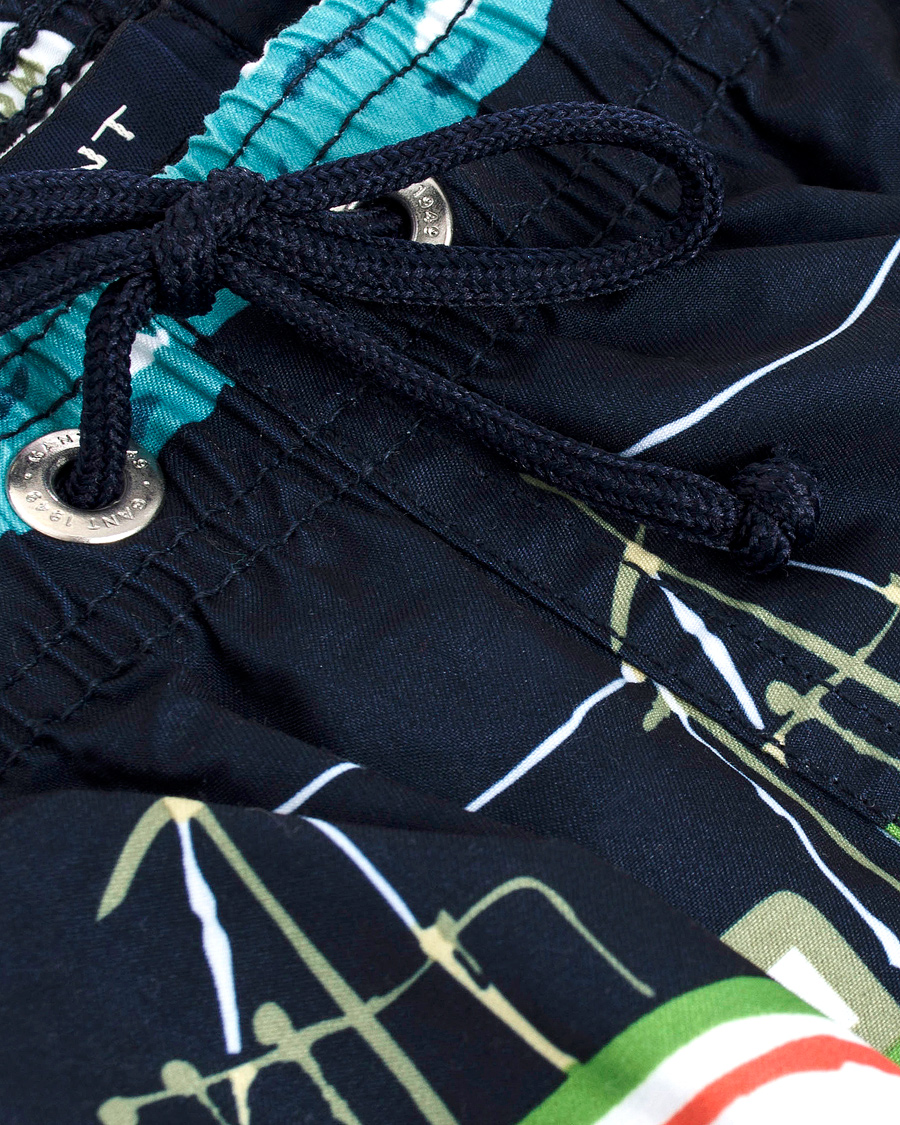 Herre | Badeshorts | GANT | Vintage Sailrace Swim Boxer Classic Blue