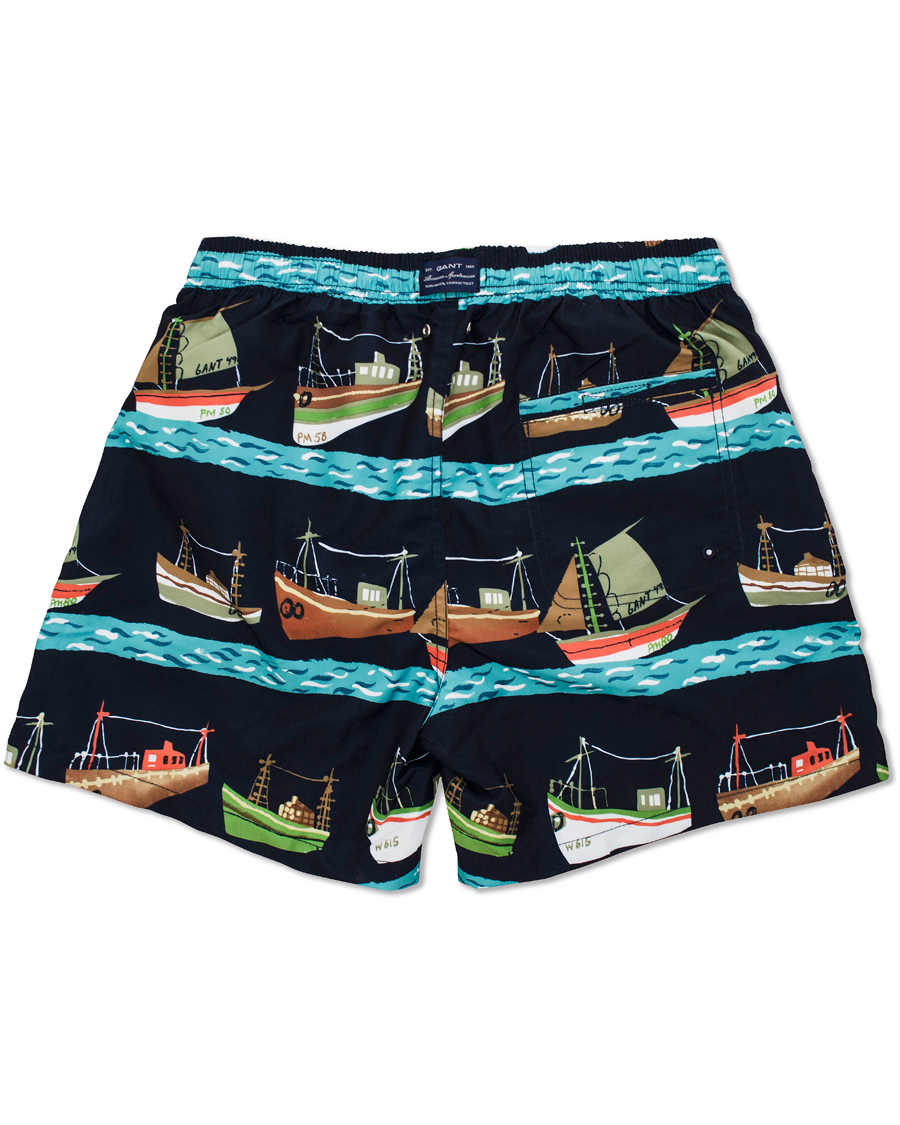 Herre | Badeshorts | GANT | Vintage Sailrace Swim Boxer Classic Blue