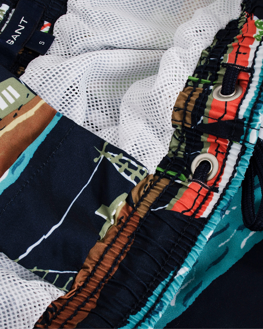Herre | Badeshorts | GANT | Vintage Sailrace Swim Boxer Classic Blue