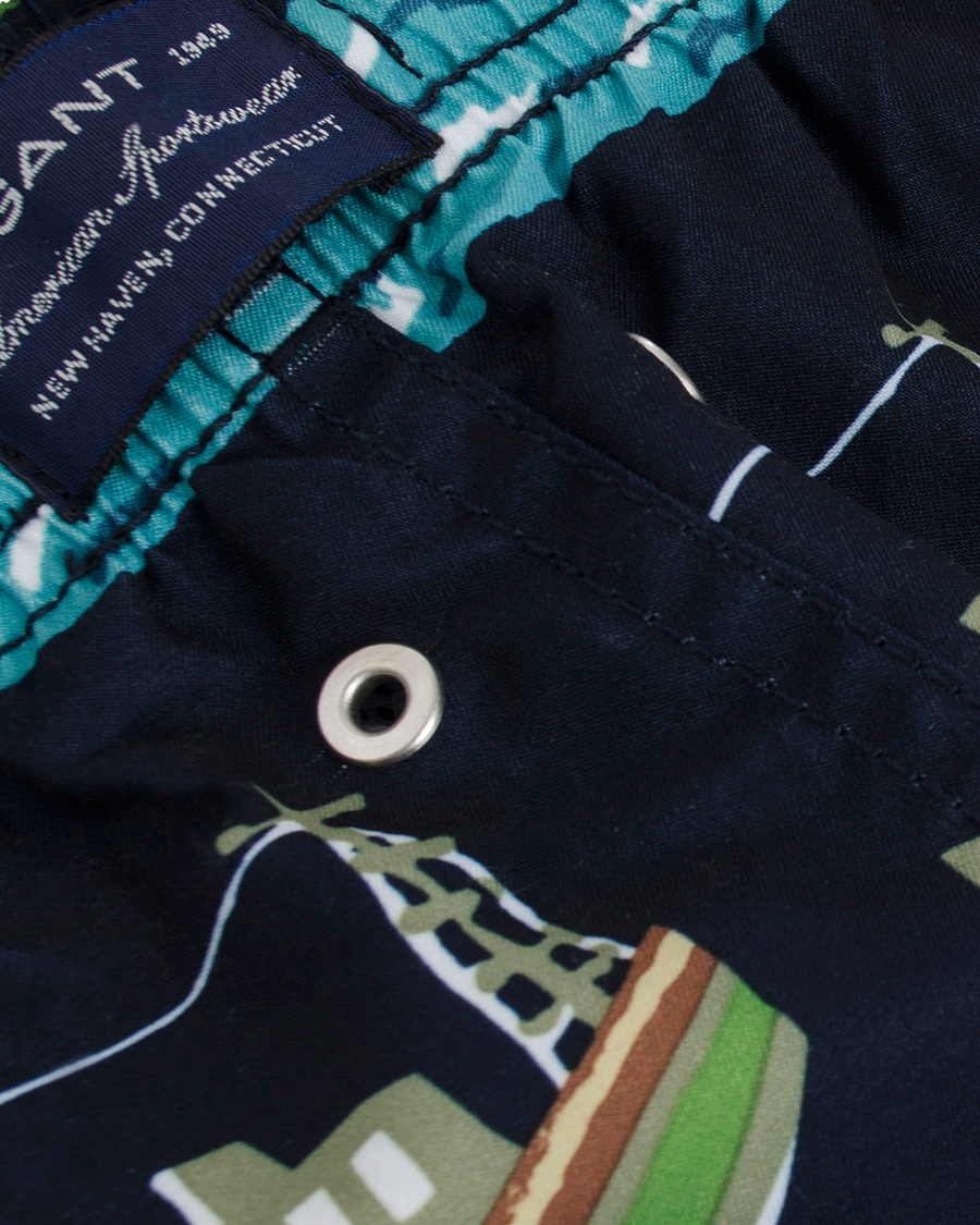 Herre | Badeshorts | GANT | Vintage Sailrace Swim Boxer Classic Blue