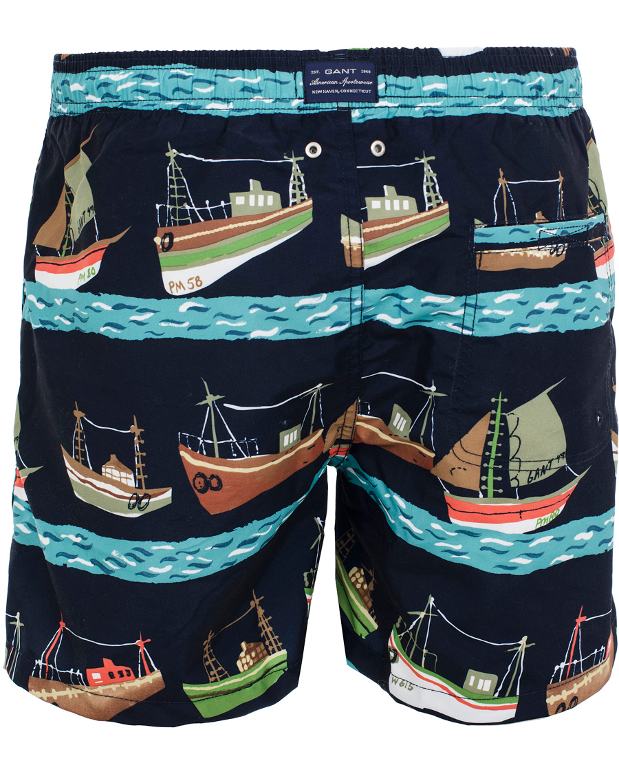Herre | Badeshorts | GANT | Vintage Sailrace Swim Boxer Classic Blue