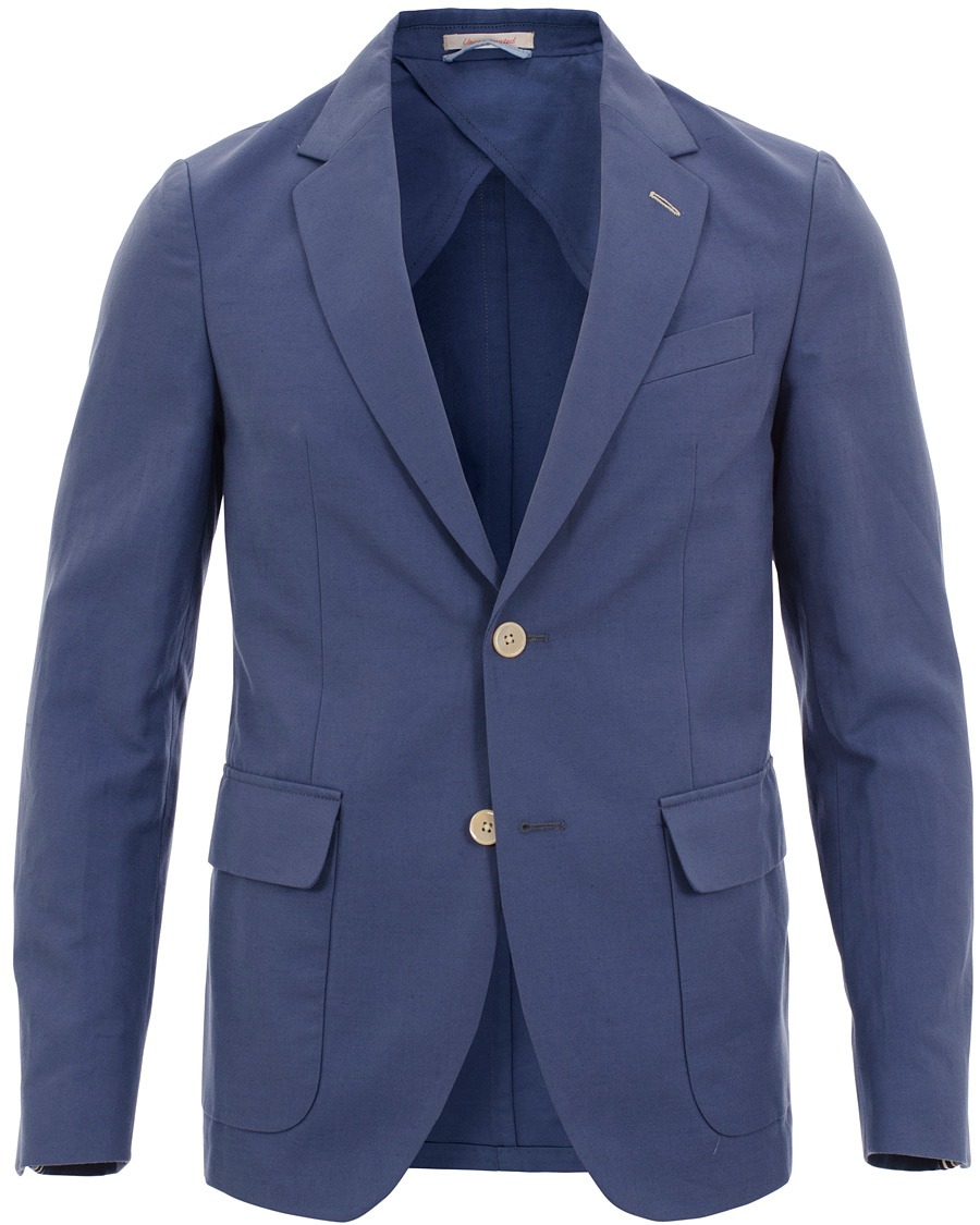 Herre | Dressjakker | GANT Rugger | Canvas Unconstructed Blazer Vintage Blue